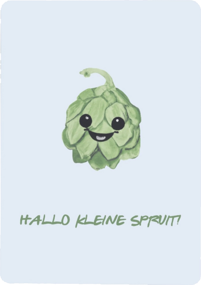 Hallo kleine spruit!